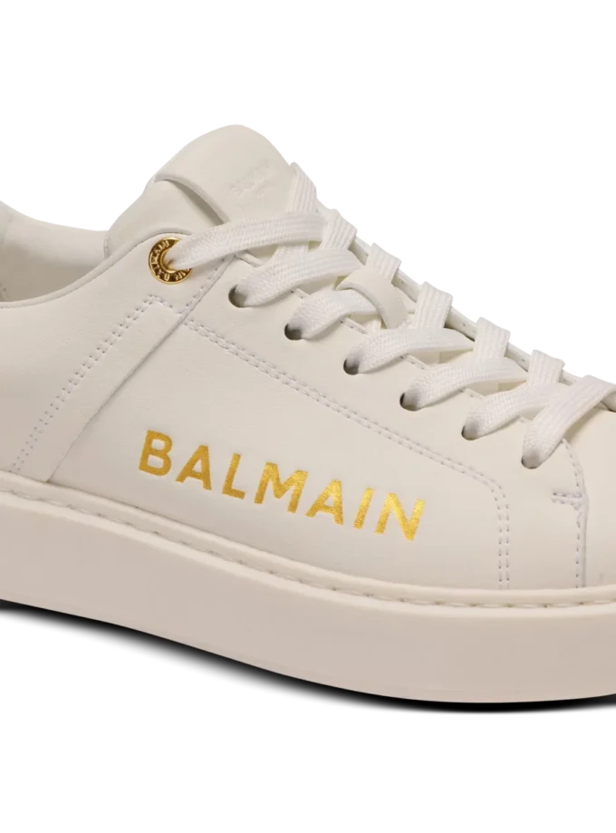 B-Court Sneakers aus bedrucktem Kalbsleder B-Court Sneakers aus bedrucktem Kalbsleder