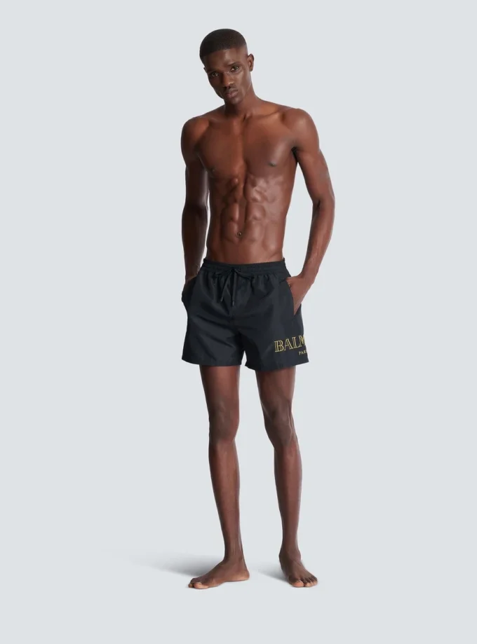 Bademode mit Balmain-Logo Bademode mit Balmain-Logo