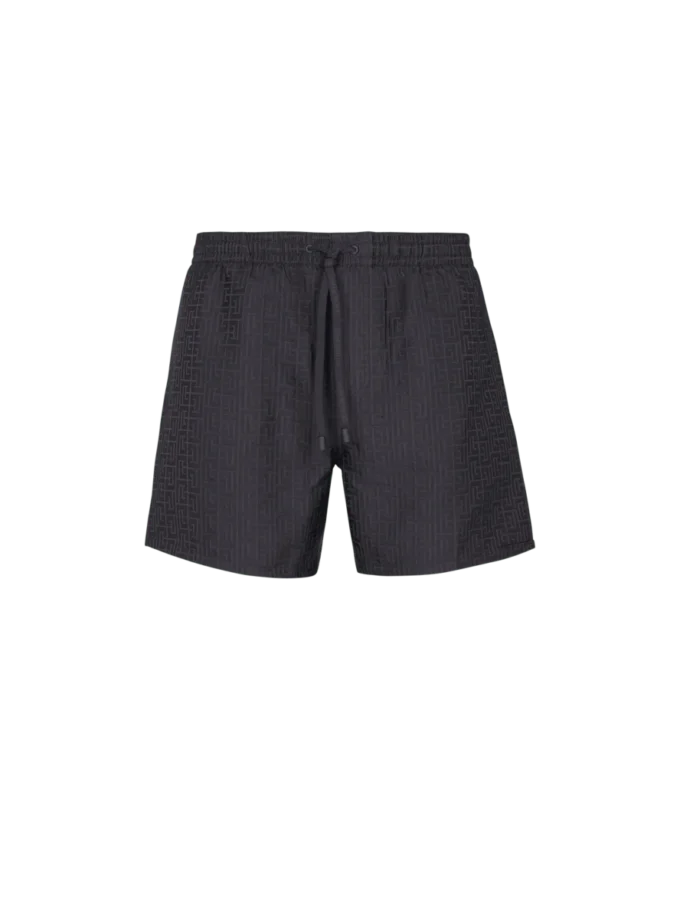 Badeshorts mit Monogramm