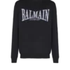 Balmain College Jacquard-Strickpullover
