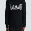 Balmain College Jacquard-Strickpullover