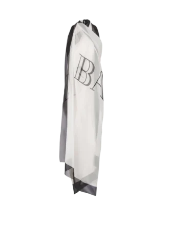 Balmain Couture zweifarbiger Strandwickel mit Print