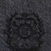 Balmain Écusson bestickte Denim-Kappe Balmain Écusson bestickte Denim-Kappe