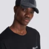 Balmain Écusson bestickte Denim-Kappe Balmain Écusson bestickte Denim-Kappe