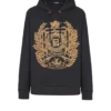 Balmain Écusson bestickter Hoodie Balmain Écusson bestickter Hoodie