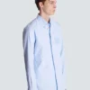 Balmain Écusson besticktes Baumwollhemd