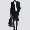 Balmain Écusson besticktes Popelinehemd