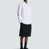 Balmain Écusson besticktes Popelinehemd
