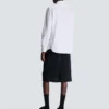 Balmain Écusson besticktes Popelinehemd