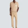 Balmain Écusson besticktes Strick-Poloshirt Balmain Écusson besticktes Strick-Poloshirt