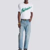 Balmain Lettre T-Shirt mit Flockdruck Balmain Lettre T-Shirt mit Flockdruck