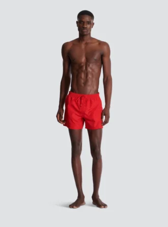 Balmain Paris bestickte Badeshorts