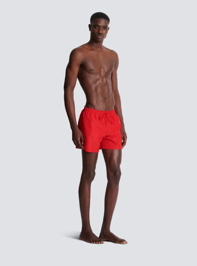 Balmain Paris bestickte Badeshorts Balmain Paris bestickte Badeshorts
