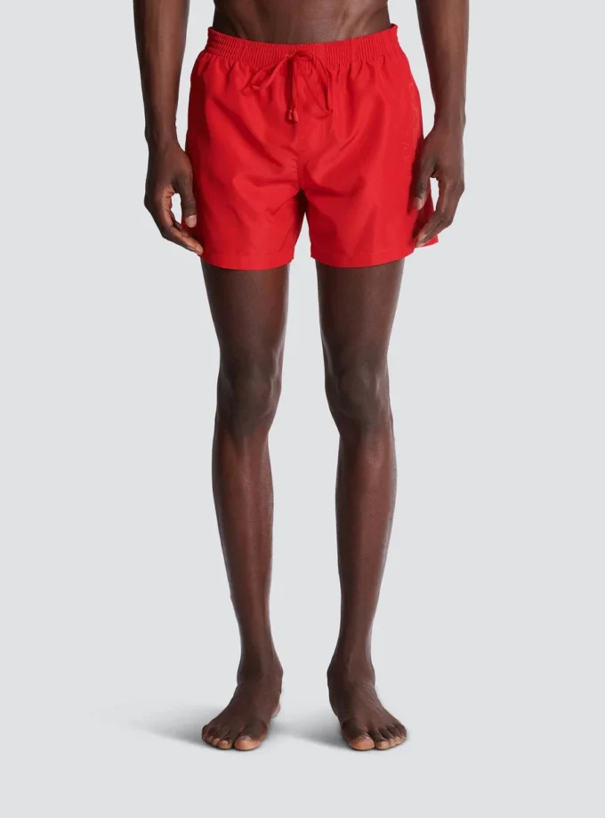 Balmain Paris bestickte Badeshorts Balmain Paris bestickte Badeshorts