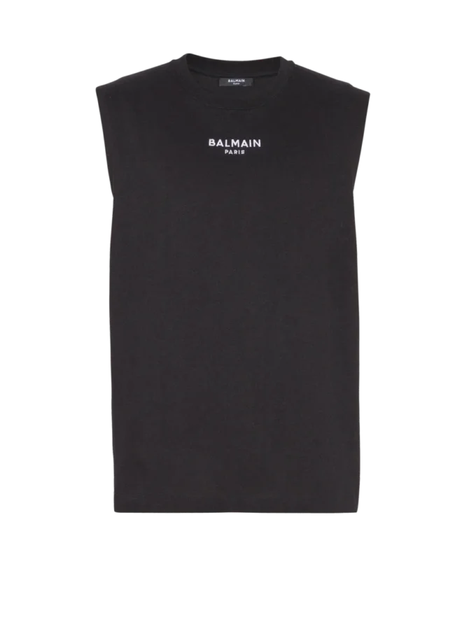 Balmain Paris besticktes Tanktop Balmain Paris besticktes Tanktop