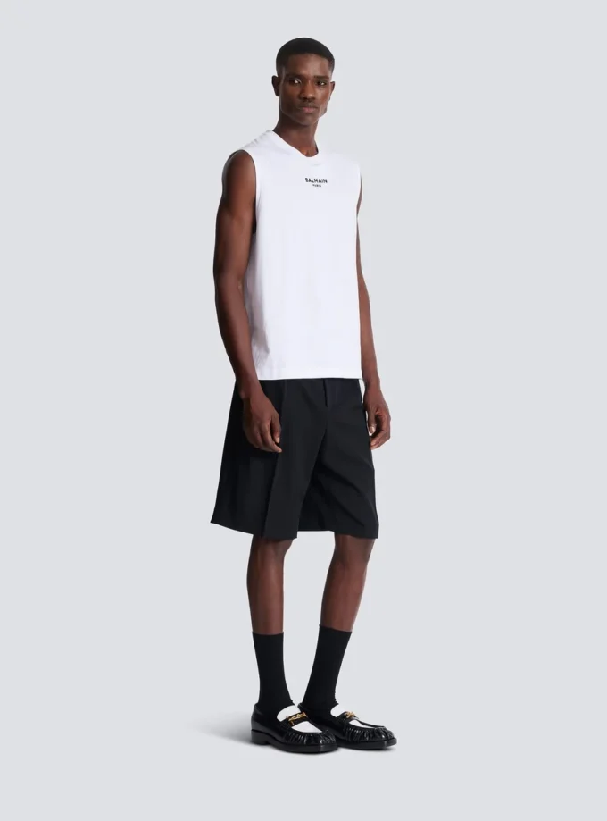 Balmain Paris besticktes Tanktop Balmain Paris besticktes Tanktop