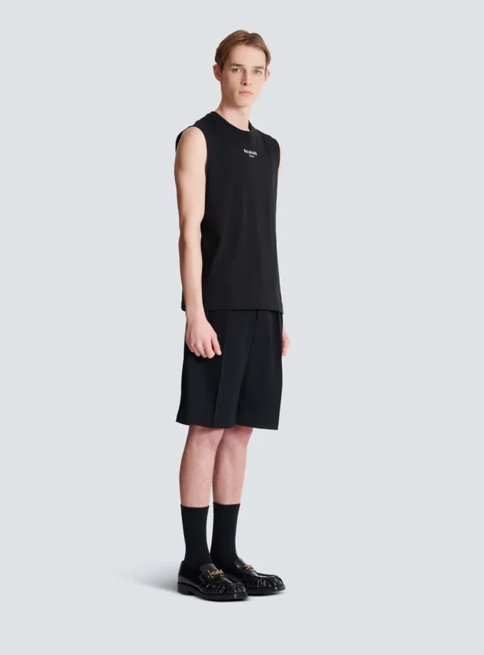 Balmain Paris besticktes Tanktop Balmain Paris besticktes Tanktop