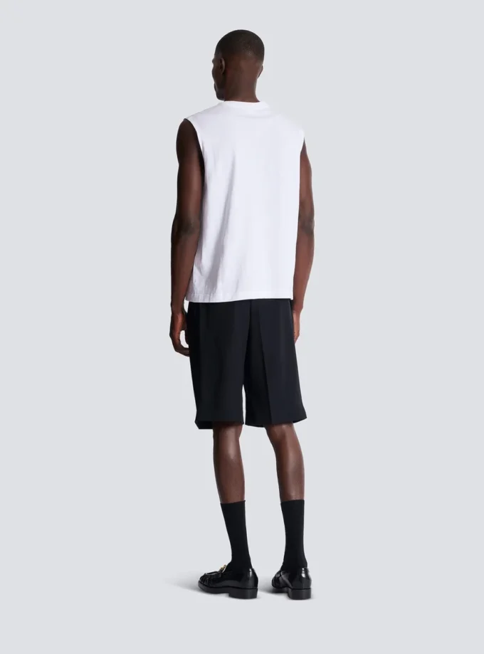 Balmain Paris besticktes Tanktop Balmain Paris besticktes Tanktop