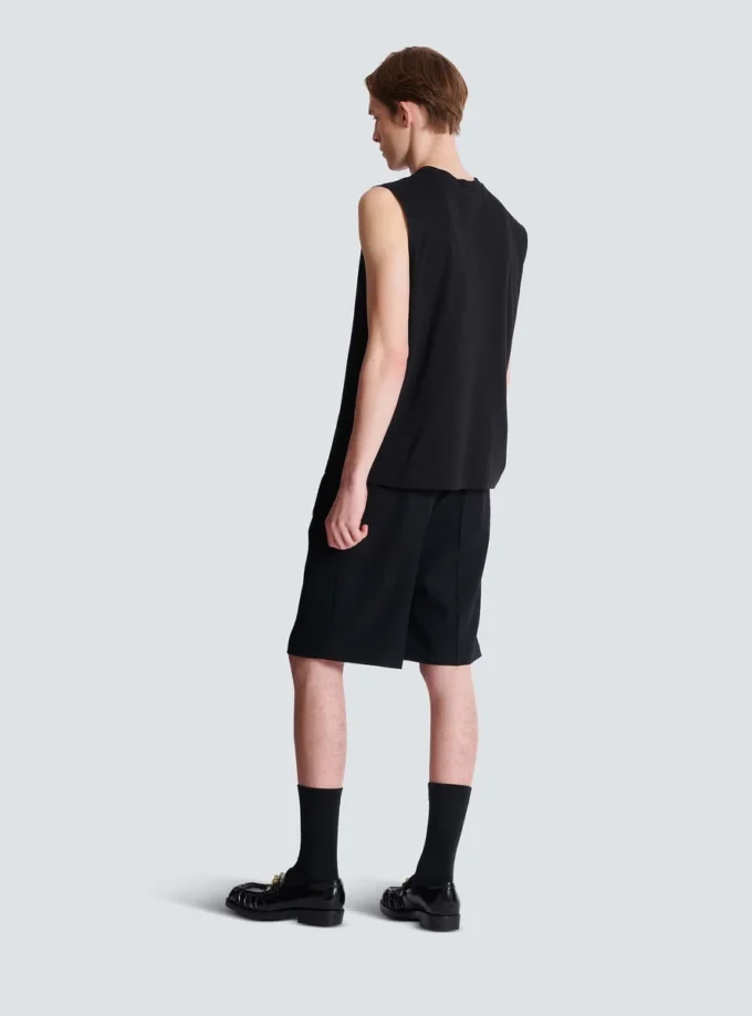Balmain Paris besticktes Tanktop Balmain Paris besticktes Tanktop