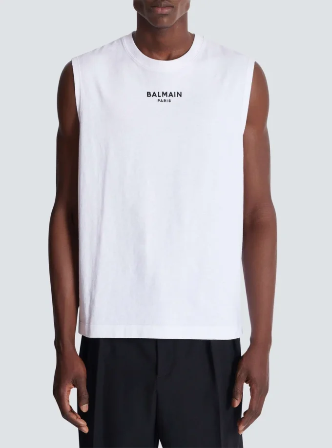 Balmain Paris besticktes Tanktop Balmain Paris besticktes Tanktop