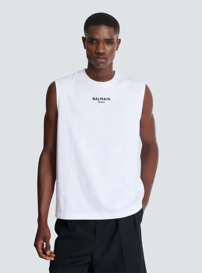 Balmain Paris besticktes Tanktop Balmain Paris besticktes Tanktop