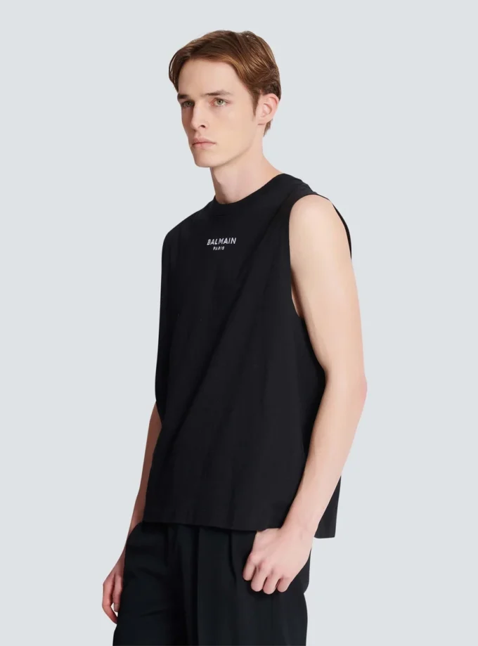 Balmain Paris besticktes Tanktop Balmain Paris besticktes Tanktop