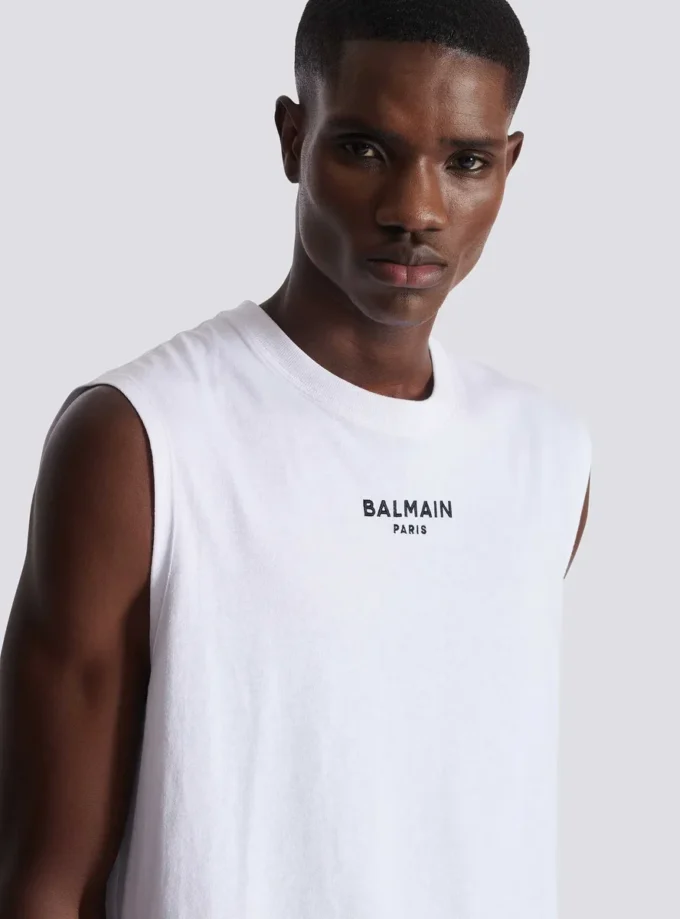 Balmain Paris besticktes Tanktop Balmain Paris besticktes Tanktop