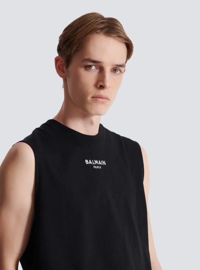 Balmain Paris besticktes Tanktop Balmain Paris besticktes Tanktop