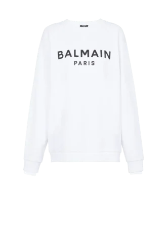 Balmain Paris Sweatshirt mit Aufdruck