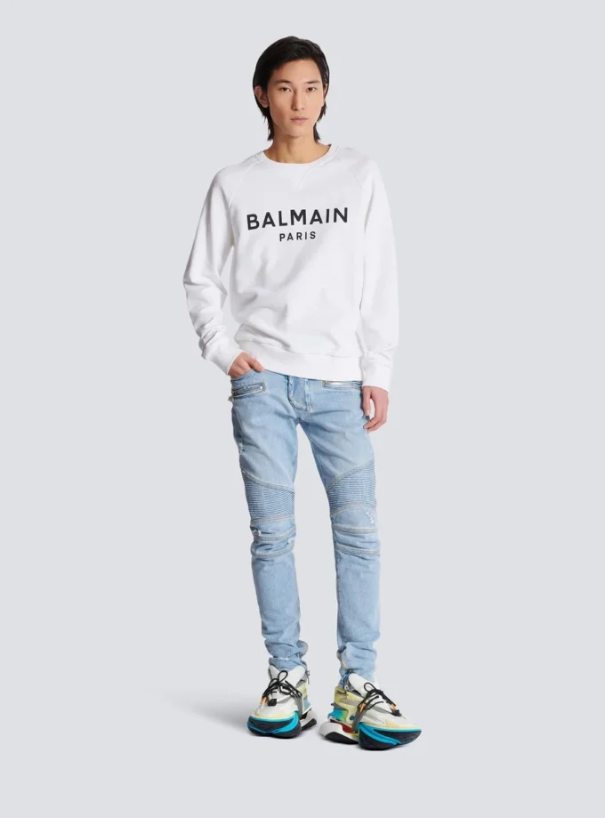 Balmain Paris Sweatshirt mit Aufdruck Balmain Paris Sweatshirt mit Aufdruck