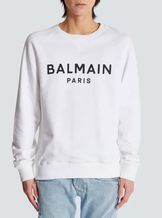 Balmain Paris Sweatshirt mit Aufdruck Balmain Paris Sweatshirt mit Aufdruck