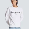 Balmain Paris Sweatshirt mit Aufdruck Balmain Paris Sweatshirt mit Aufdruck