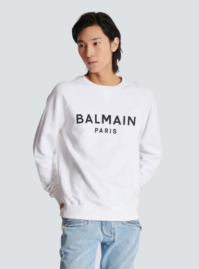 Balmain Paris Sweatshirt mit Aufdruck Balmain Paris Sweatshirt mit Aufdruck