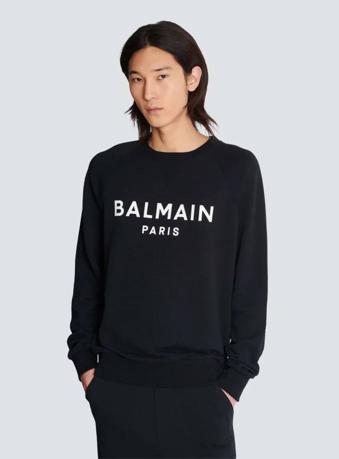 Balmain Paris Sweatshirt mit Aufdruck Balmain Paris Sweatshirt mit Aufdruck
