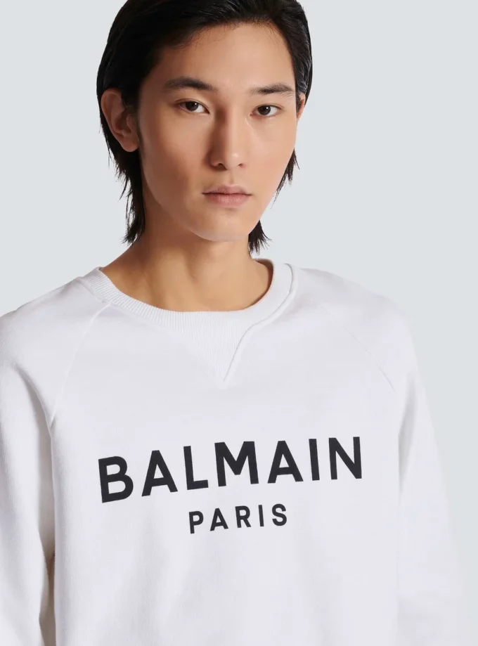 Balmain Paris Sweatshirt mit Aufdruck Balmain Paris Sweatshirt mit Aufdruck