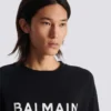 Balmain Paris Sweatshirt mit Aufdruck Balmain Paris Sweatshirt mit Aufdruck
