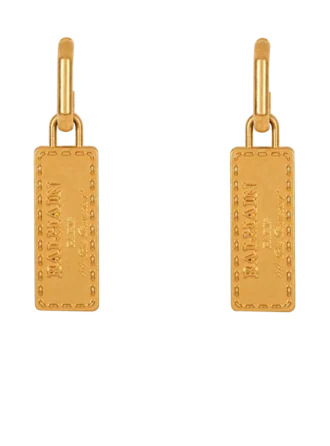 Balmain Signature Röhrenförmige Ohrringe