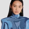 Balmain Signature Röhrenförmige Ohrringe