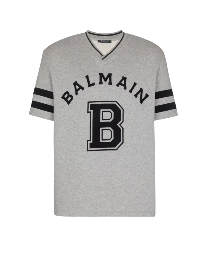 Balmain Sport T-Shirt mit V-Ausschnitt Balmain Sport T-Shirt mit V-Ausschnitt