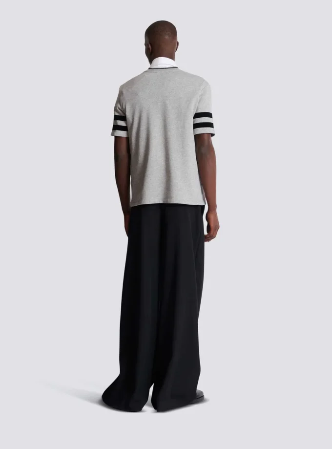Balmain Sport T-Shirt mit V-Ausschnitt Balmain Sport T-Shirt mit V-Ausschnitt