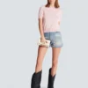Balmain Strickoberteil mit Emblème-Stickerei Balmain Strickoberteil mit Emblème-Stickerei