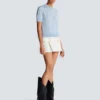 Balmain Strickoberteil mit Emblème-Stickerei Balmain Strickoberteil mit Emblème-Stickerei