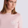 Balmain Strickoberteil mit Emblème-Stickerei Balmain Strickoberteil mit Emblème-Stickerei