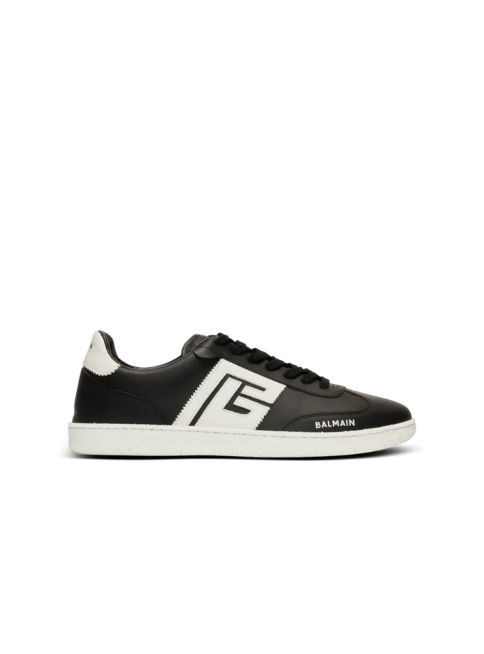 Balmain Swan Sneakers aus Kalbsleder Balmain Swan Sneakers aus Kalbsleder