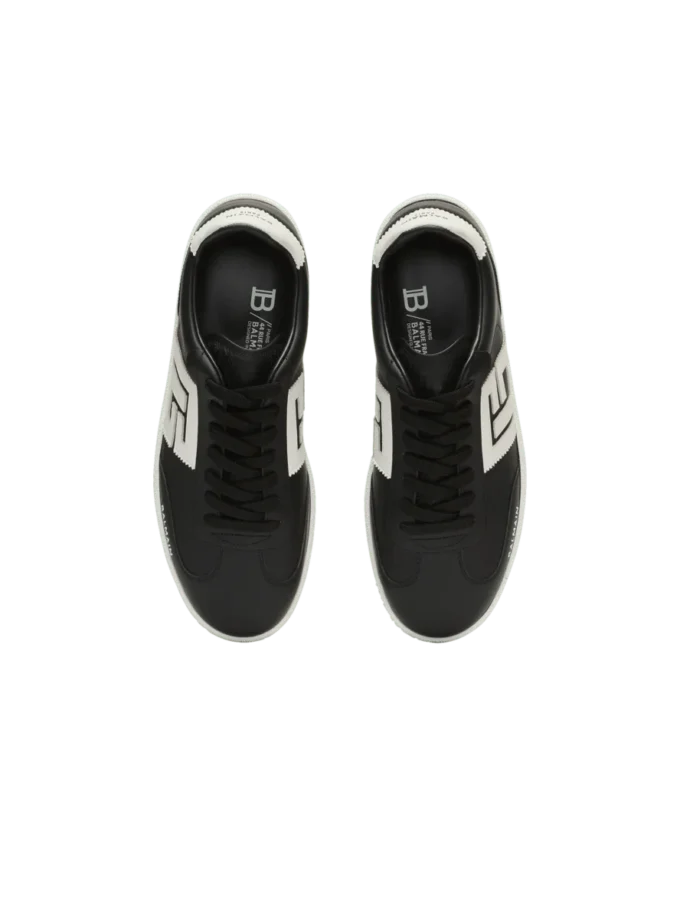 Balmain Swan Sneakers aus Kalbsleder Balmain Swan Sneakers aus Kalbsleder