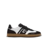 Balmain Swan Sneakers aus Kalbsleder und Wildleder Balmain Swan Sneakers aus Kalbsleder und Wildleder