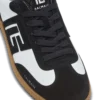 Balmain Swan Sneakers aus Kalbsleder und Wildleder Balmain Swan Sneakers aus Kalbsleder und Wildleder