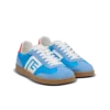 Balmain Swan Sneakers aus Leder, Wildleder und Nylon Balmain Swan Sneakers aus Leder, Wildleder und Nylon