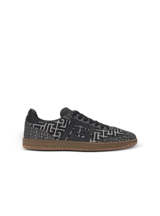 Balmain Swan Sneakers aus PB Labyrinth Jacquard