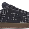 Balmain Swan Sneakers aus PB Labyrinth Jacquard Balmain Swan Sneakers aus PB Labyrinth Jacquard